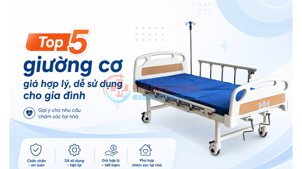 Top 5 giường cơ giá hợp lý, dễ sử dụng cho gia đình